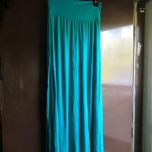 NWT Stitch Fix Teal Maxi Skirt